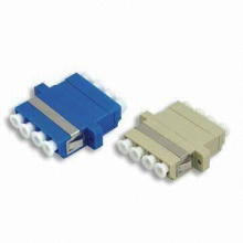 FTTH high quality Low Insertion Loss APC UPC LC optical fiber adapter